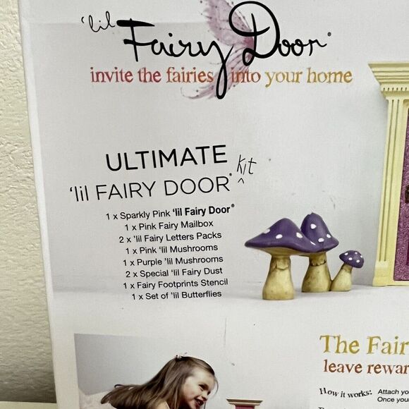 Neiman Marcus Ultimate Little Fairy Door Kit Set for Girls Room Fairy Mailbox - Picture 12 of 14